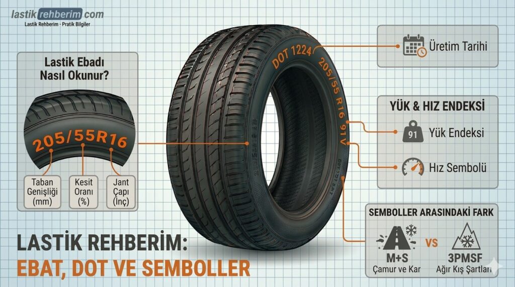 lastİk üzerinde ki rakamlar ne anlama gelir